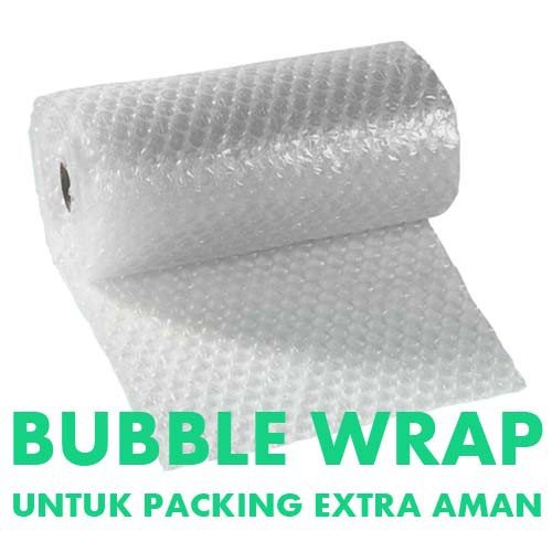 

Bubble Wrap Extra Packing Aman / Tambahan Bubble Wrap