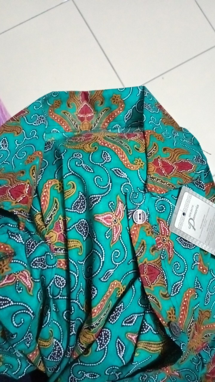Batik Wanita Asj Sa Hrb026 Kenongo Kemeja Tosca Pendek