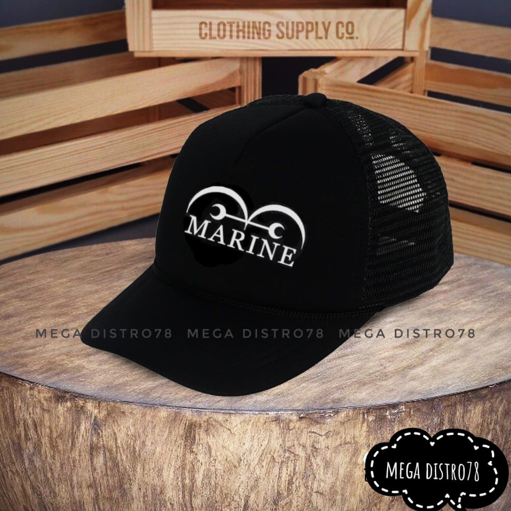Topi Baseball Admiral Angkatan Laut Marine One Piece Premium