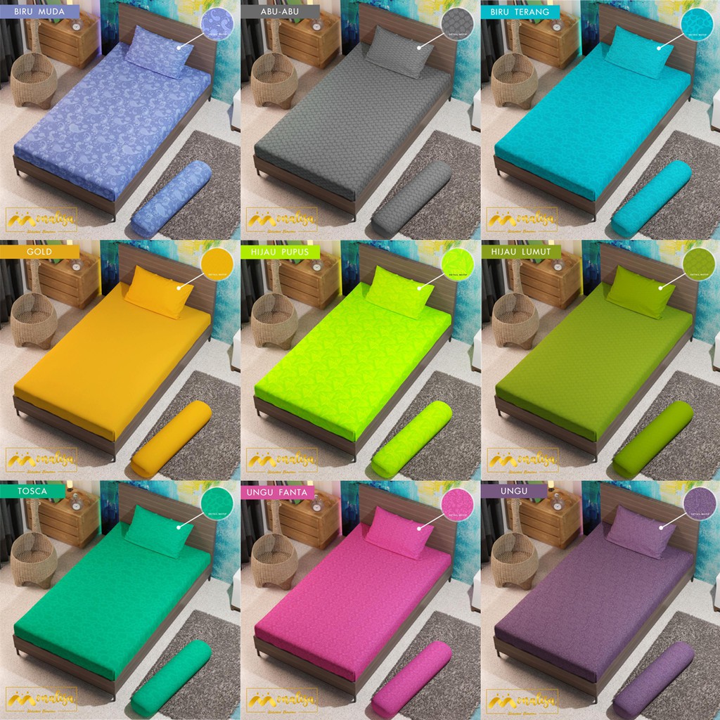 Sprei Monalisa Polos Embos Ukuran 120x200 Seprai Polos Monalisa