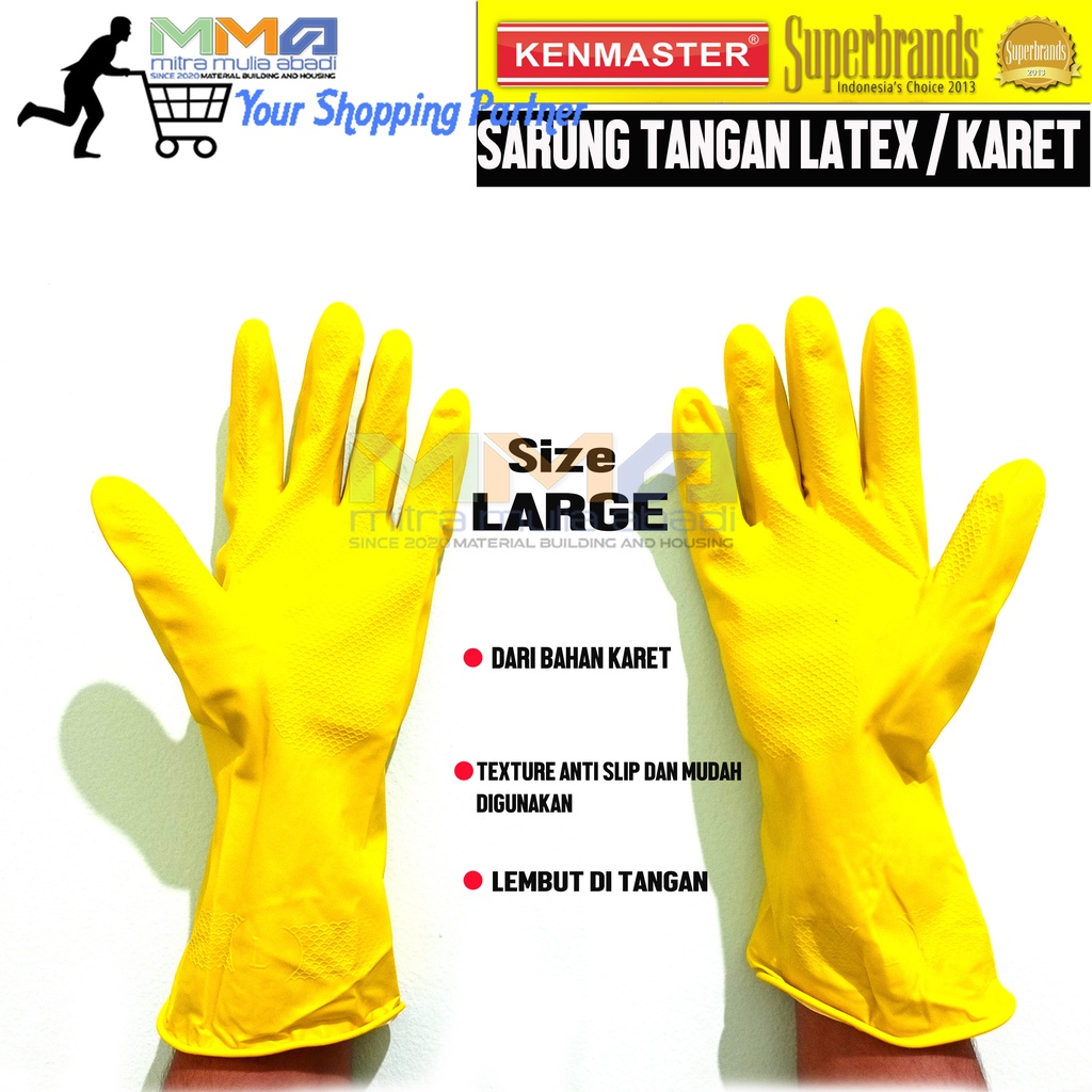 Sarung Tangan Latex/Karet Multiguna