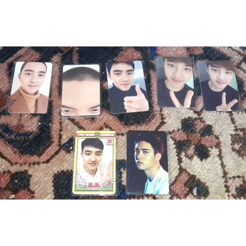 EXO Official Photocard, Kyungsoo Lay Suho Kai Sehun Jidat [RARE]