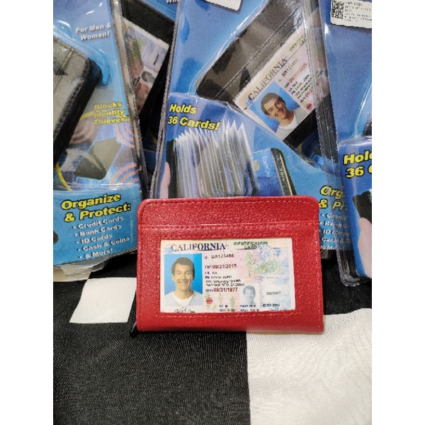 Dompet Kartu ATM Kredit Card 36 Slot Dengan Rfid Blocking - Lock Wallet RFID