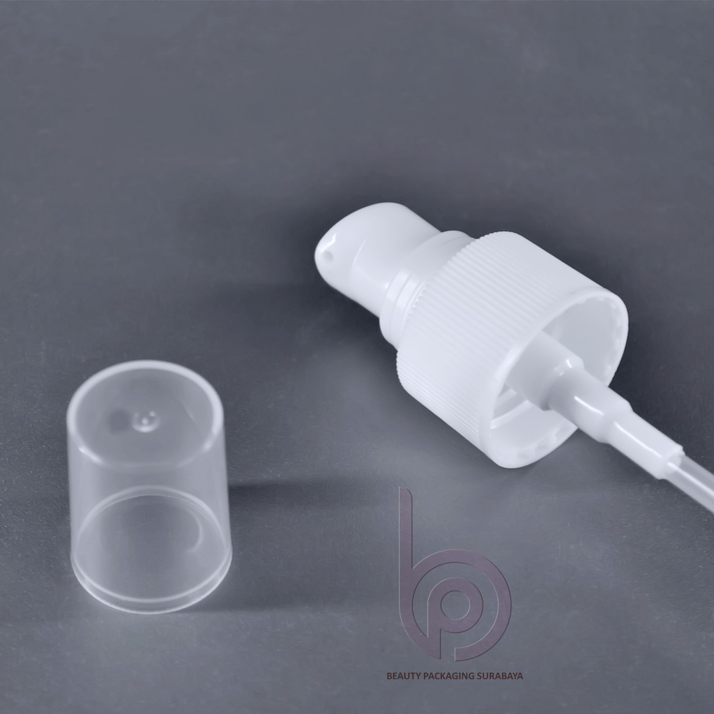 [TUTUP SAJA 25 PCS] Tutup Pump Treatment 24mm Half Cap Putih