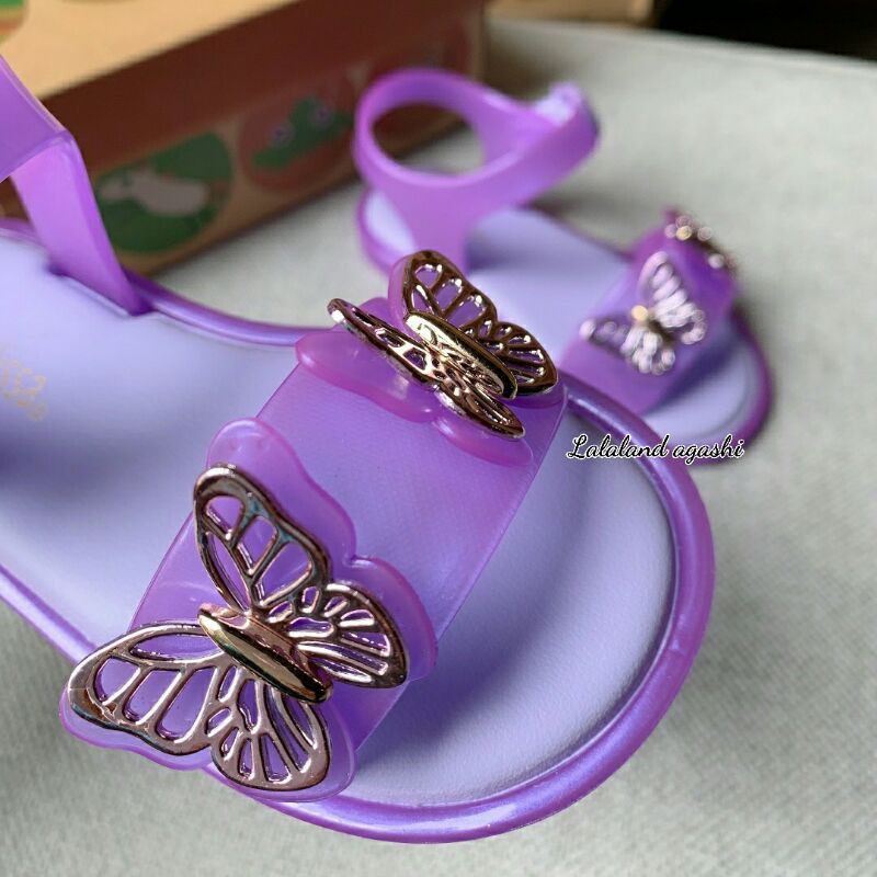 sepatu mini melissa /sepatu jelly anak/mini melissa kupu/mini mel mar fly inf