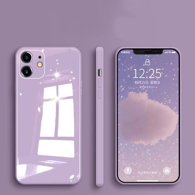 Hard Case Bahan Silikon Warna Permen Untuk iPhone 14 13 12 11 Pro X XS MAX XR