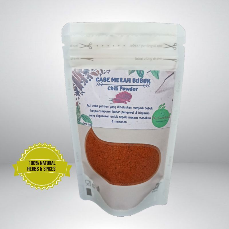 

CABE MERAH BUBUK ASLI 100%/CHILI POWDER