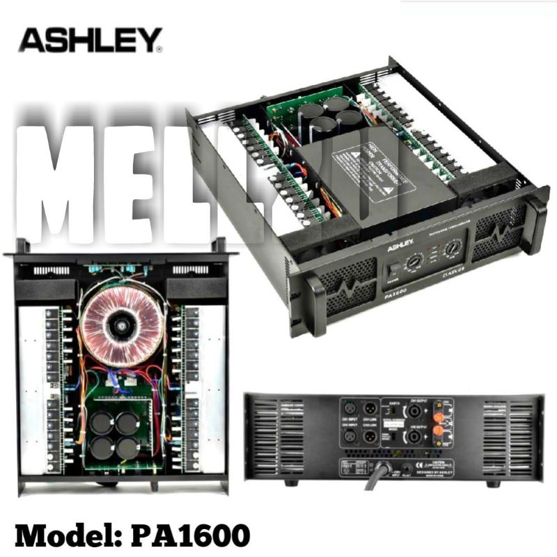 Power Ashley PA 1600 Original Amplifier Ashley PA1600 Class GB