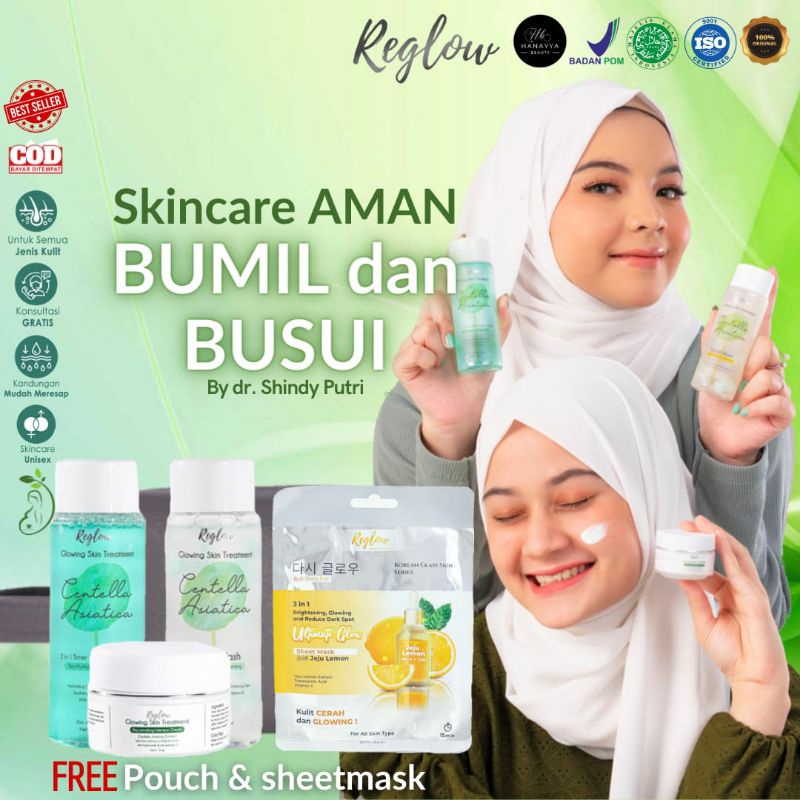 Reglow Glowing Skin Treatment Skincare bumil busui BPOM