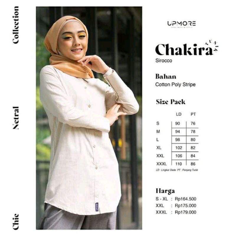 TUNIK CHAKIRA UPMORE BY MUTIF | TUNIK DEWASA CANTIK UPMORE CHAKIEA MUTIF | MUTIF UPMORE CHAKIRA