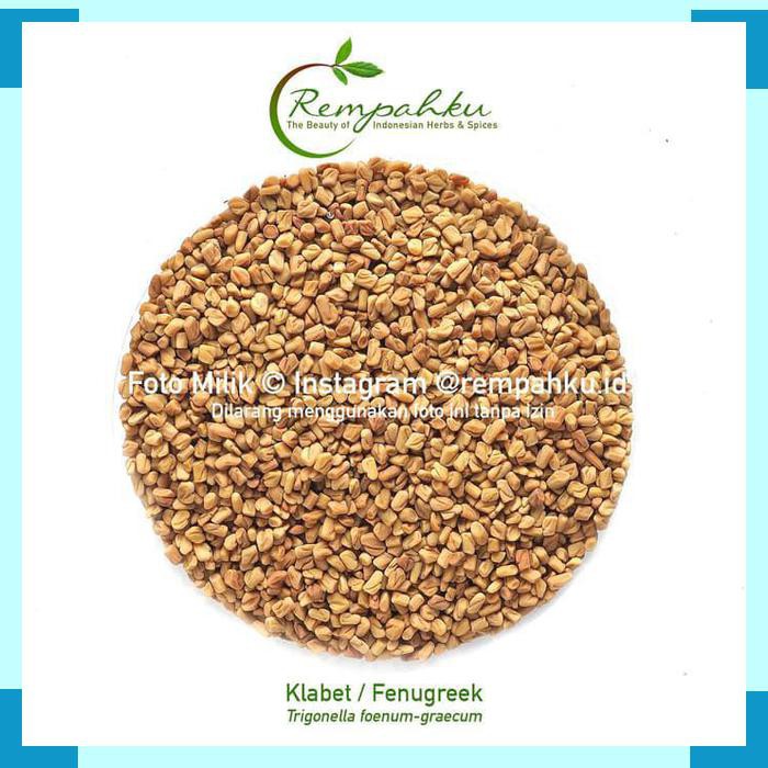 

Rempahku Biji KLABET 1kg Herbal Fenugreek Seeds Kelabat Hulbah Methi