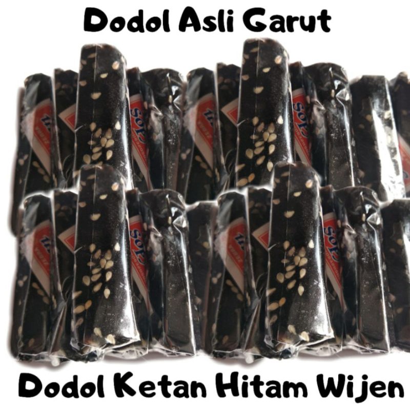 

UKM Jawa Barat Dodol Ketan Hitam Wijen 1 Kg OlehOleh Garut Khas Sunda Camilan Manis Legit Cemilan