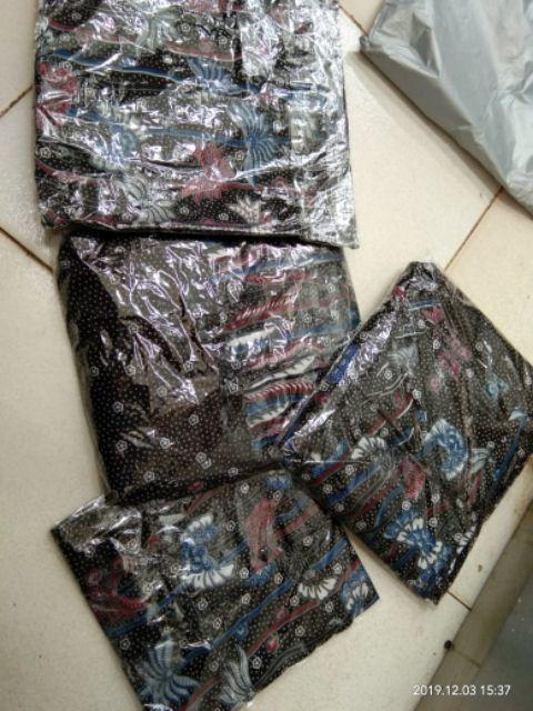 Couple Batik Keluarga Set Family Ayah Ibu & Anak Hrb026