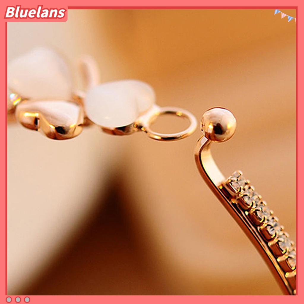 Bluelans Women Bracelet Stylish Love Heart Shapes Alloy Women Chain Bracelet