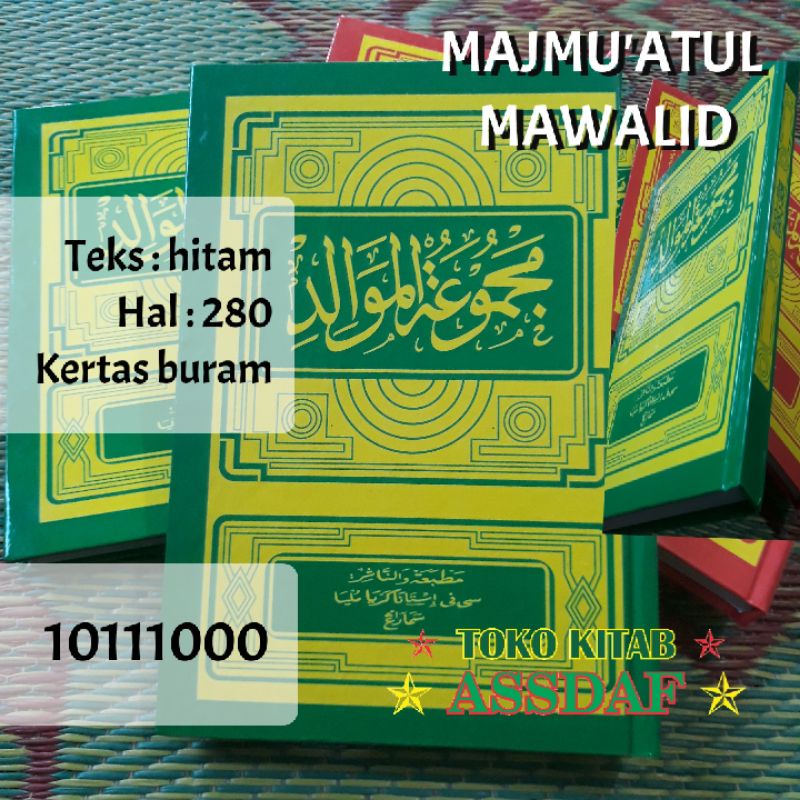 ksr MAJMU'ATUL MAWALID maulid maulud barzanji berjanji barjanji deba azab 10111000 hc