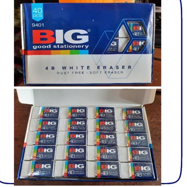 

Langsung Beliii.. Penghapus Eraser BIG Putih dan Warna Grosir (1pak/40pcs)