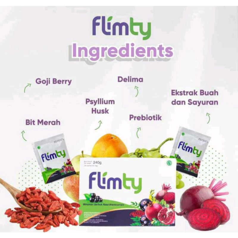 Flimty Fiber 5 Sachet Cobain Dulu! Detox Pelangsing