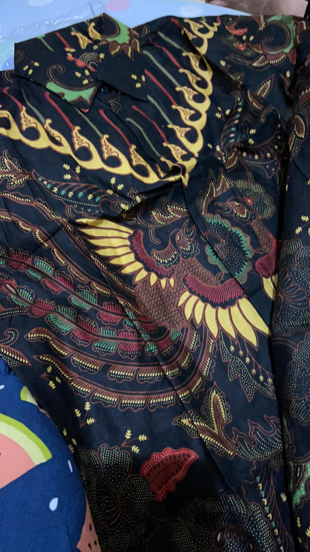 Hem Batik Pria Pendek Lawasan Sogan/pari Sulur/parang Black/merah Papua Ori By Batik Solo Dc270927