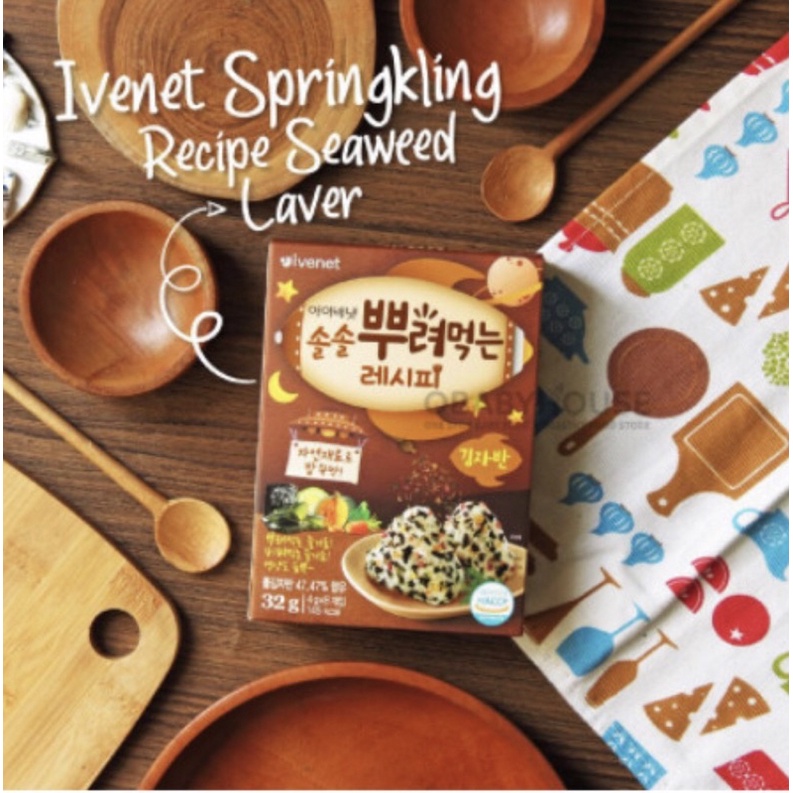 Ivenet Sprinkling Recipe Seaweed Laver 32gr | Bumbu Pelengkap Makanan