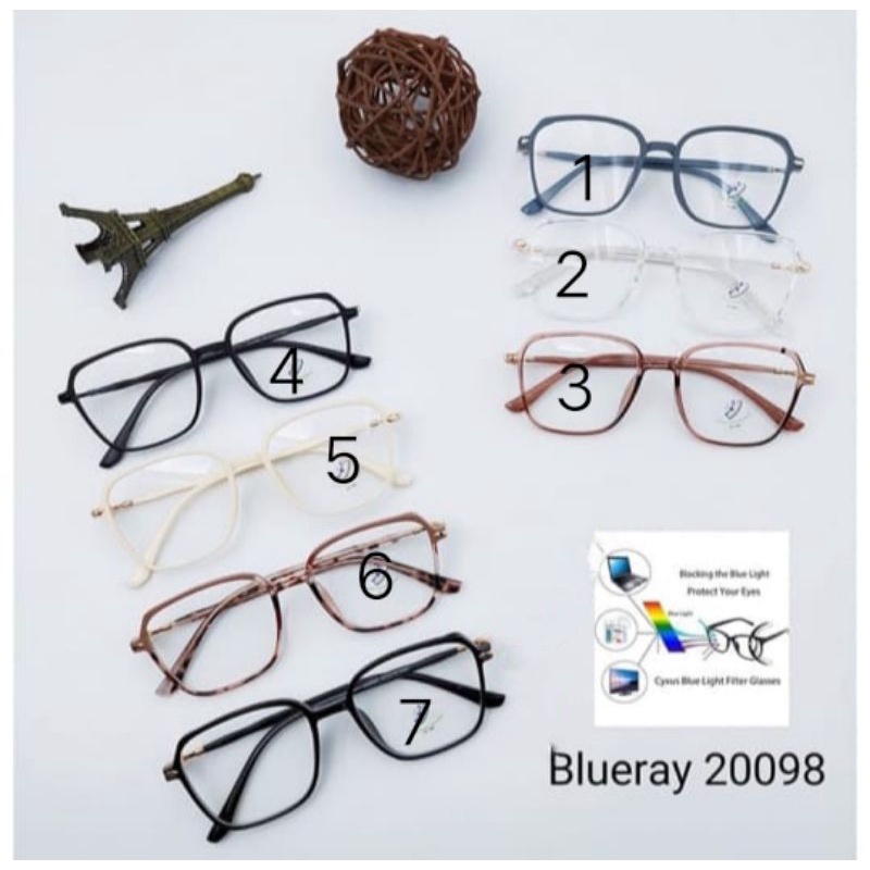 kacamata minus anti radiasi  minus