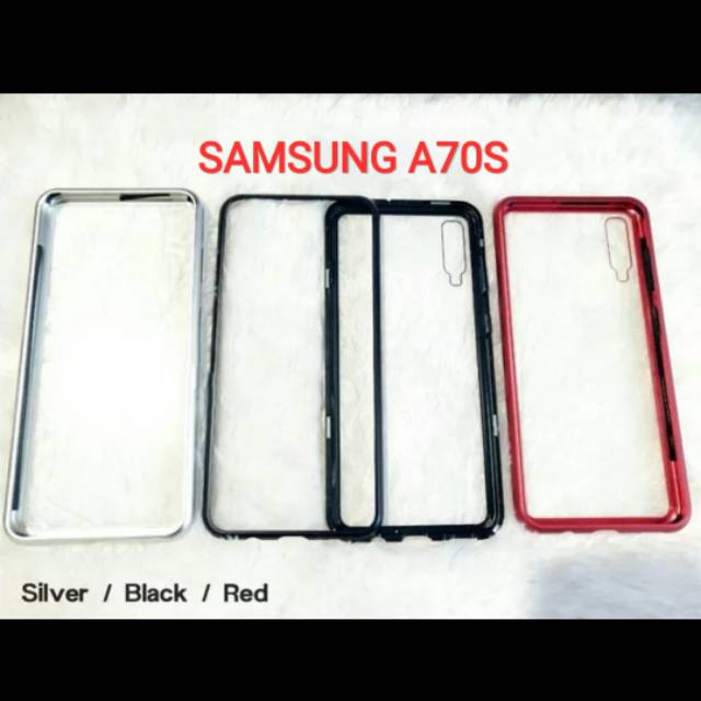 Case Magnetic Samsung A70S Premium Case 2in1 Case Magnetik Samsung A70S