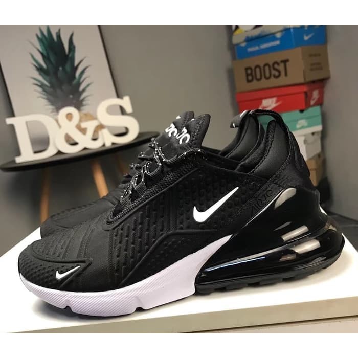 Nike Air Max 270 Core Black White High Premium Original