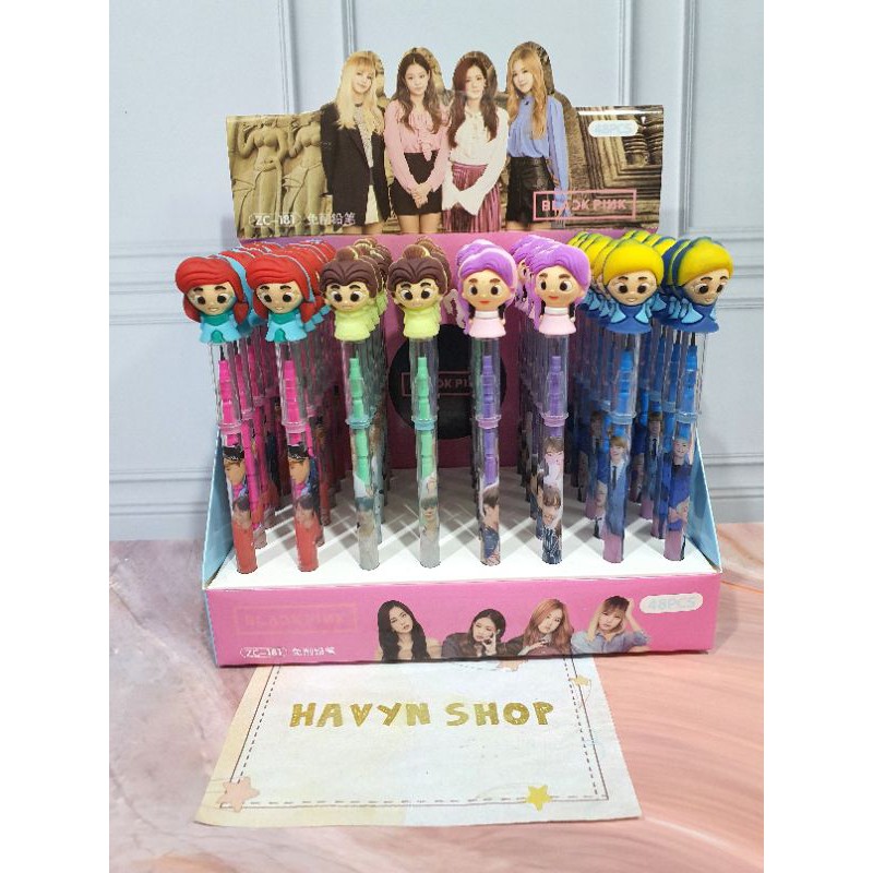 (4pc) pensil lantu/lantu bensia/pensil cabut lucu/pensil bongkar pasang-Cewe MIX