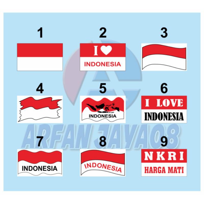 

PAKET 25PCS stiker PIPI BENDERA INDONESIA 5X3CM MERAH PUTIH LEBEL TERMURAH