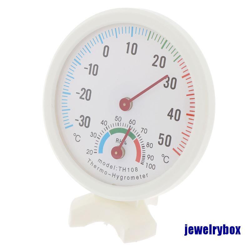 (Jewelrybox) Termometer / Higrometer Mini Untuk Indoor / Outdoor