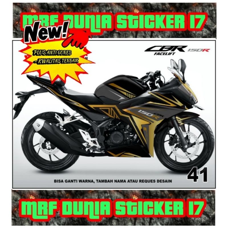Sticker decal CBR 150R Facelift Full Body dekal CBR 150R Facelift Stiker Decal CBR 150R Facelift Dec