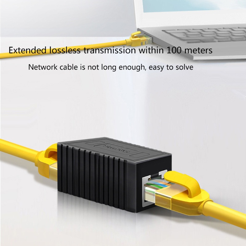 Btsg Rj45 Konektor Kabel Jaringan Ethernet Lurus Tipis