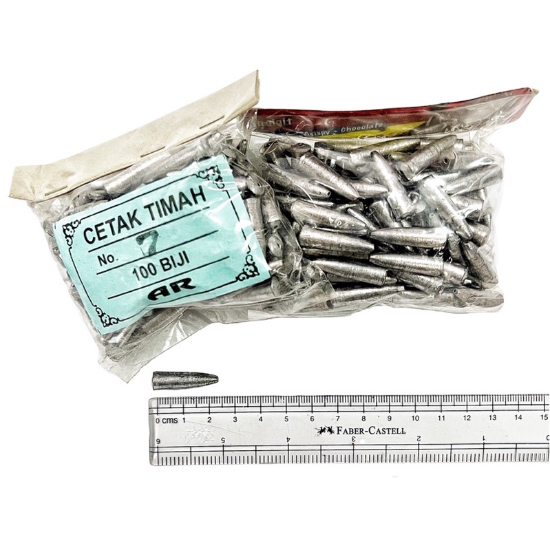 Timah | Timbel | Pemberat Mancing LANCIP 7 | 8 GRAM (Per 1 Biji)