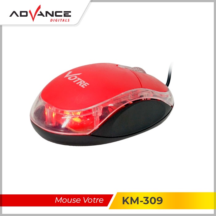 【READY STOCK】ADVANCE Mouse KM-309 Mouse Mice USB Garansi Resmi 1 tahun