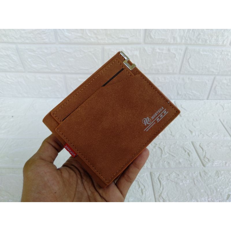 DOMPET PRIA MORTEGA | DOMPET LIPAT PRIA KULIT SINTETIS - Dompet