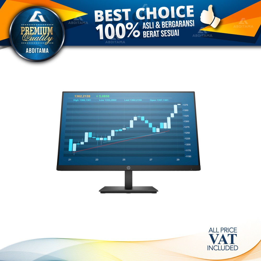 Monitor LED HP P244 24" 1920x1080 60Hz 5ms IPS HDMI DP VGA Anti-glare