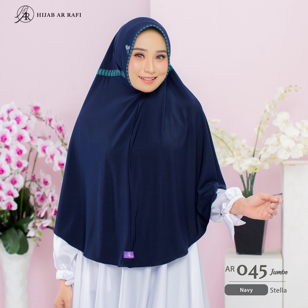 Arrafi Jilbab| Ar 045 Jumbo| Kerudung Tali| Hijab Jumbo Arrafi Terlaris