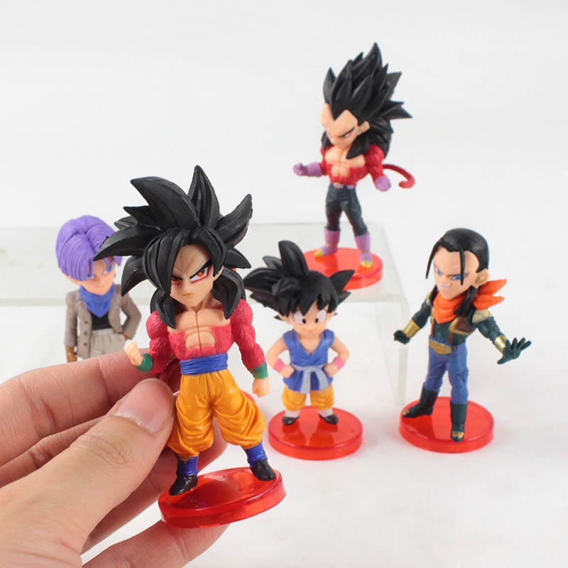 6Pcs/Set Dragon ball Action Figure Toys Dragon Ball Cake Decoration Cake Topper