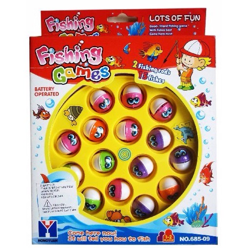 Mainan Pancingan Memancing Ikan Fishing Game Dus pacingan Electric