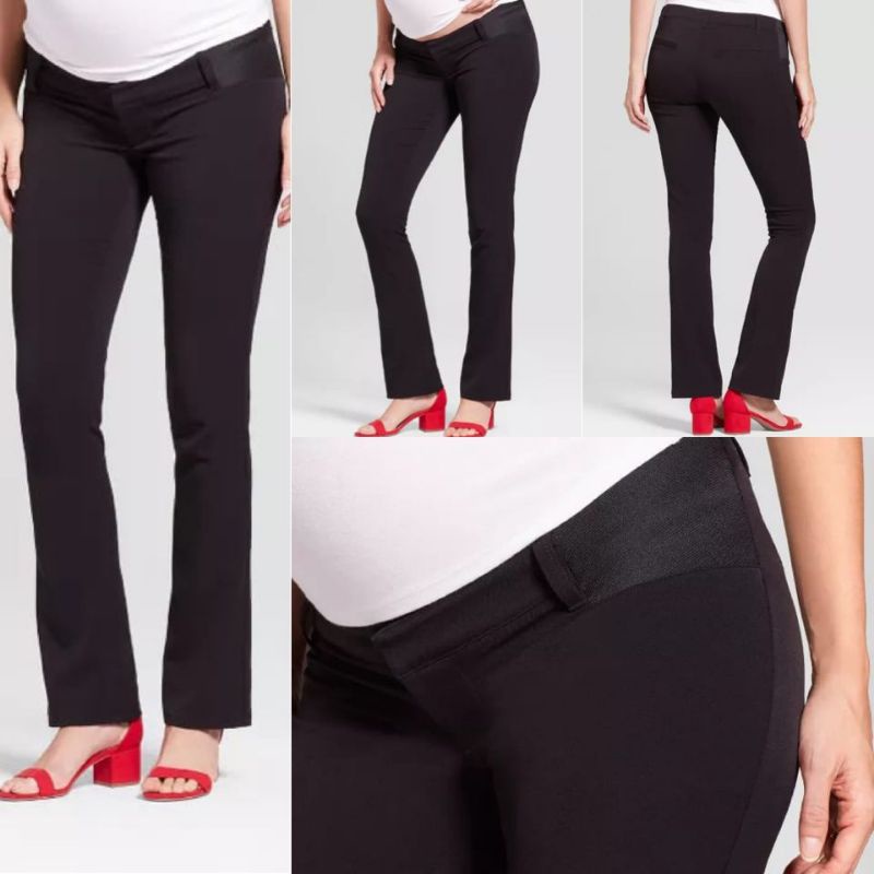 bootcut maternity trousers