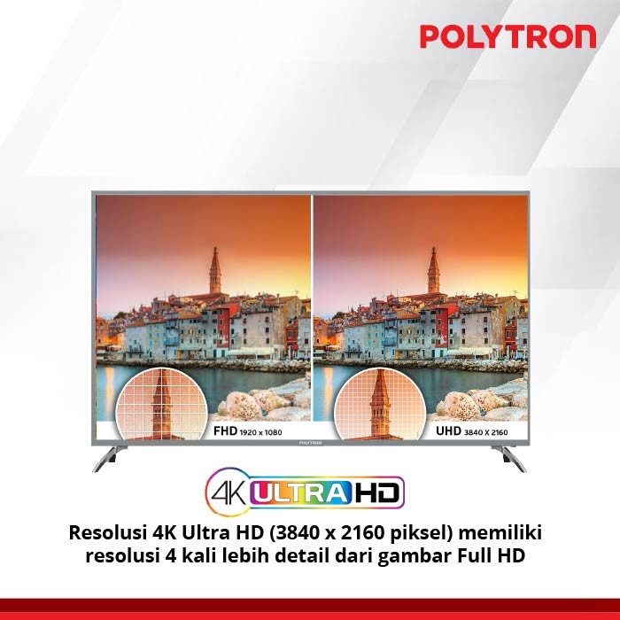 Polytron LED TV 55 Inch 55US8850 4K Ultra HD