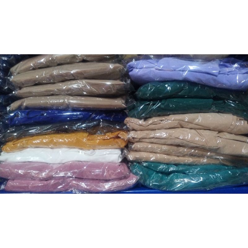 Paket reseller Kutung Polos Jersey seri 5 warna