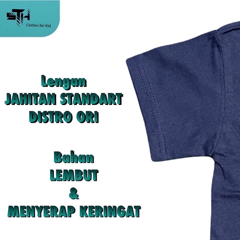 STH 1-10 Tahun [ S / M / L / XL / XXL ] Baju Kaos Anak Laki Laki Cowok PREMIUM DISTRO Bahan Katun Cotton Combed - Ironman 1