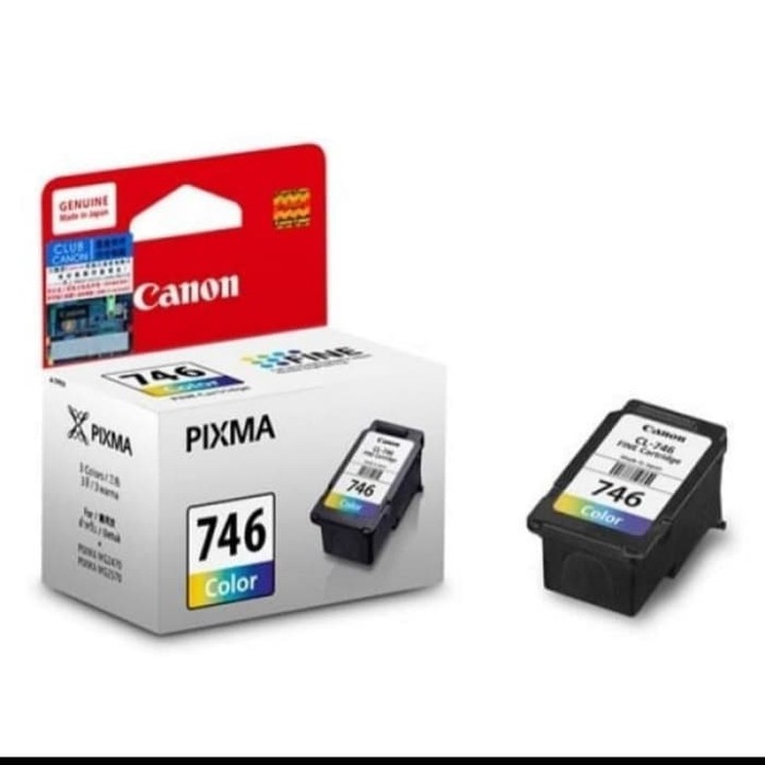 Tinta Canon 745black /746 Calour (1Set/2Pcs) Printer iP2870/iP2872, MG2470,MG2570