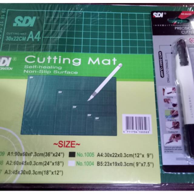 

Cutting mat dan cutter inguinity 1 set murah