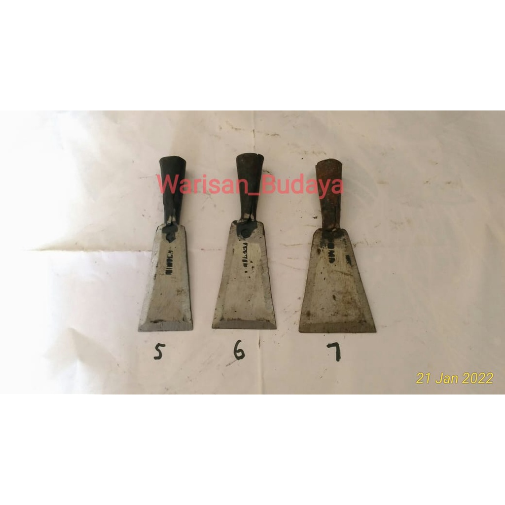 PAHAT KAYU BAJA PER 1SET ISI 3 PAHAT 5,6,7cm
