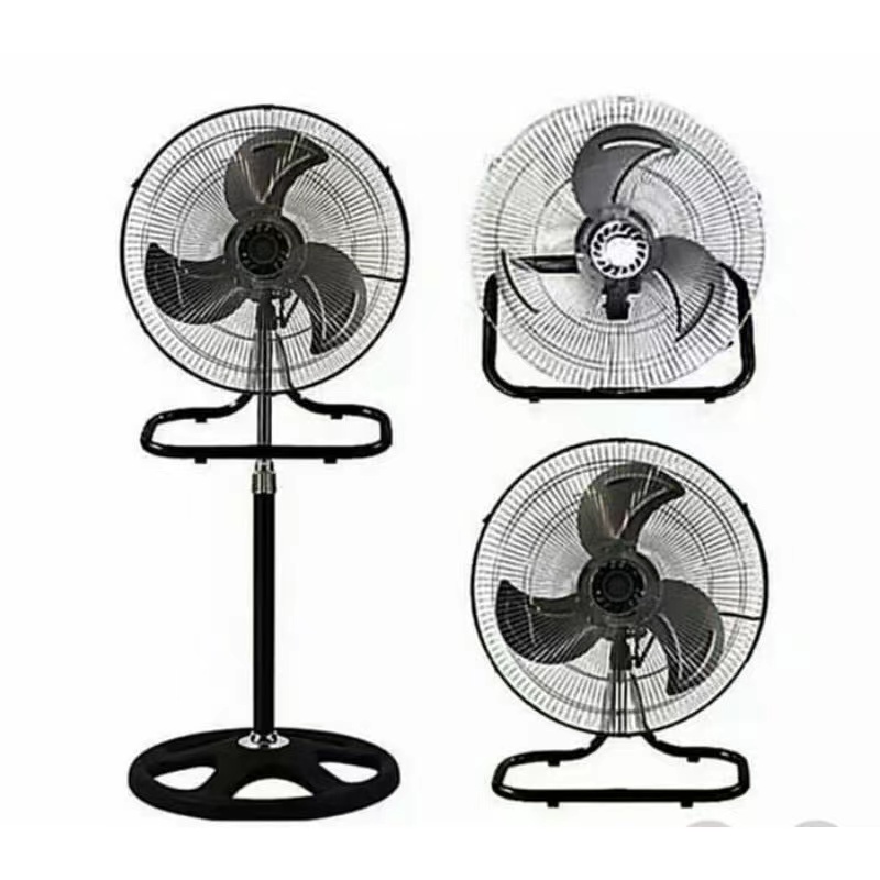 STANDFAN KIPAS ANGIN BERDIRI 3IN1 TORNADO 18IN 18 INCH MEGATECH BALING BESI 3 FUNGSI