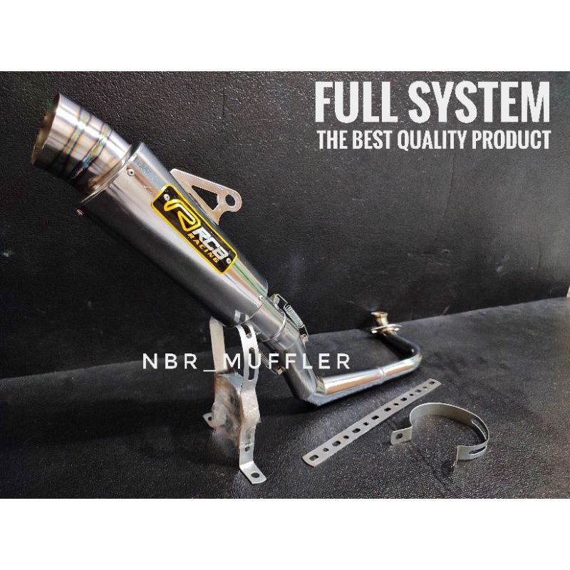 Knalpot racing RCB Beat fi/beat karbu/beat street/beat new/beat pop/scoopy karbu/scoopy fi/scoopy ne