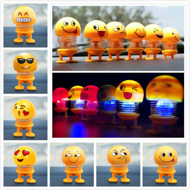 Boneka Emoji Emoticon Smile Dashboard Mobil - Boneka Per Emoji - Emoticon Mainan