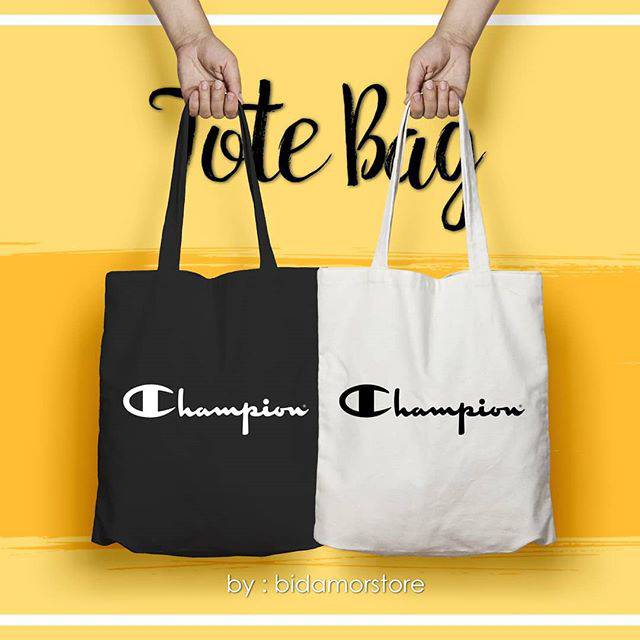 champion tote bag yellow