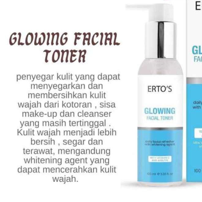 [ORI] FACIAL TONER GLOWING SERIES Ampuh Menyegarkan dan Membersihkan Kulit Wajah dari Kotoran